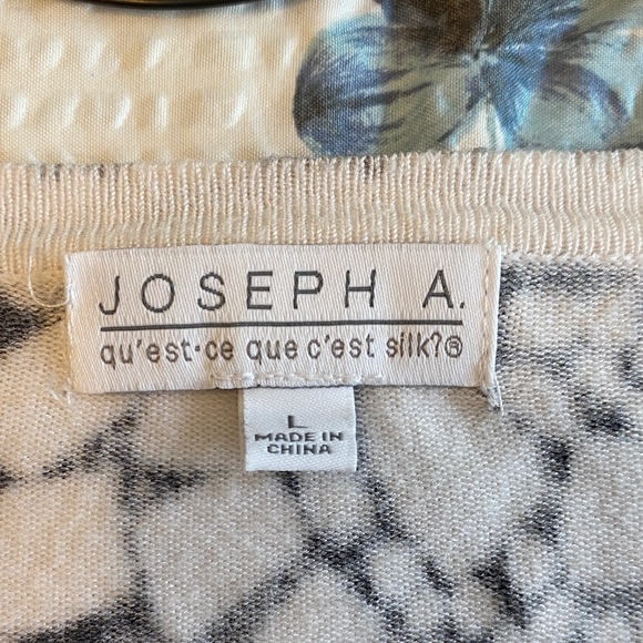 Joseph A Black and White Patterned Cardigan - Picture 2 of 3